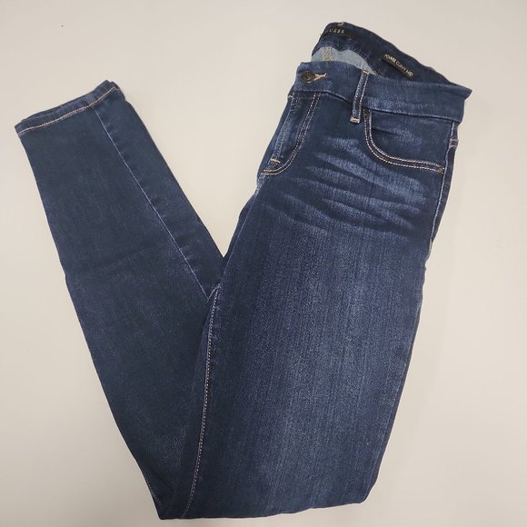 Guess Power Curve Mid Rise Jeans Medium Washed - 28 - Picture 1 of 6